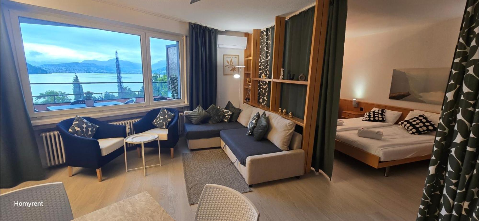Ginestra Apartment Bissone Esterno foto